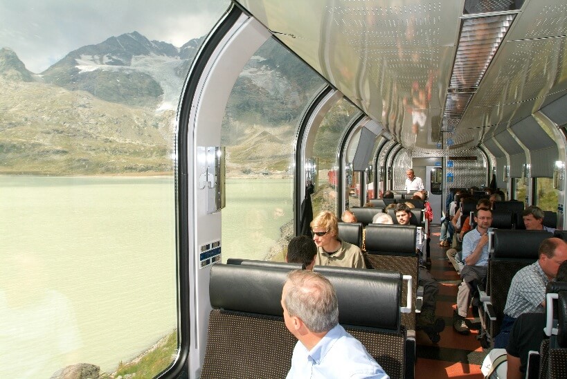 Bernina Express - zwiedzanie Szwajcarii koleją