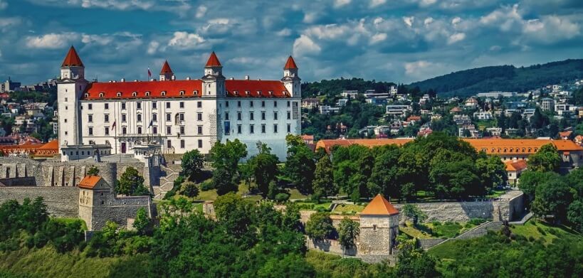 Pociągiem do Bratysławy - Zamek w Bratysławie