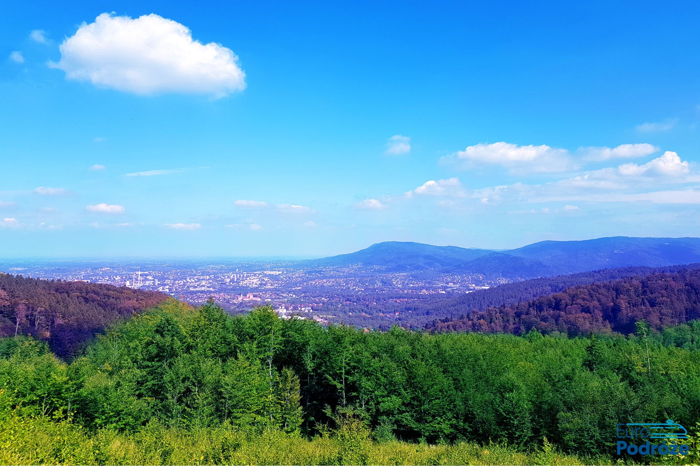 zdjęcie: Bielsko-Biała panorama widokowa na góry