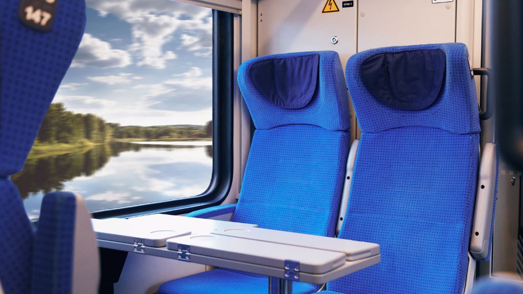 Wnętrze pociągu