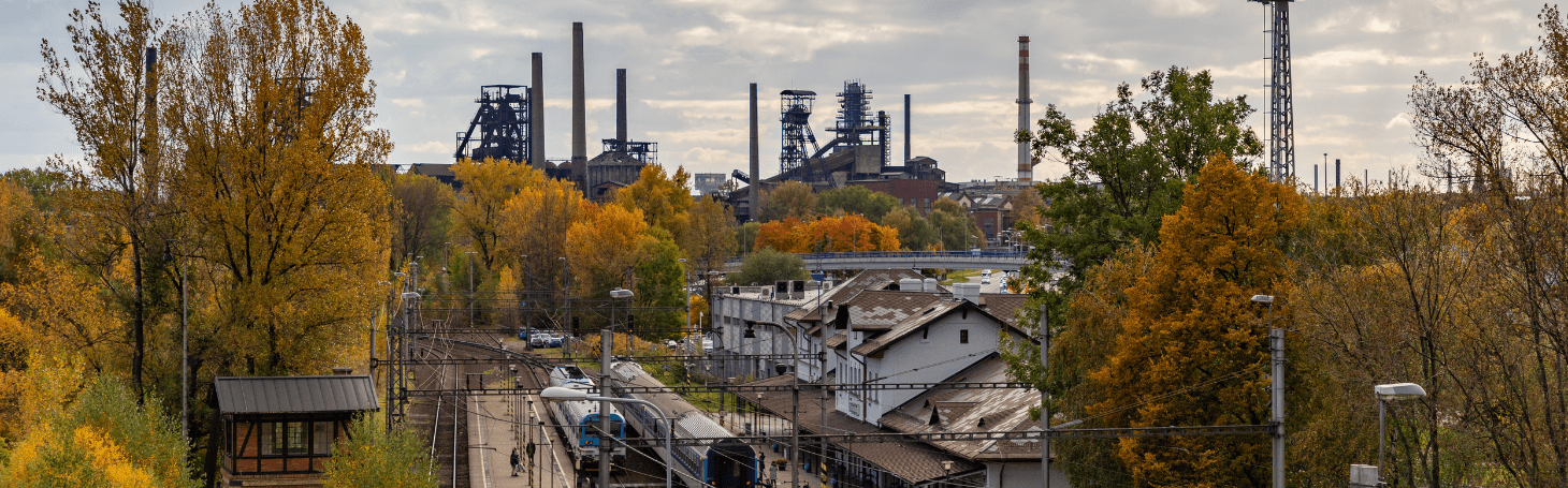 Stacja kolejowa w Ostrawie