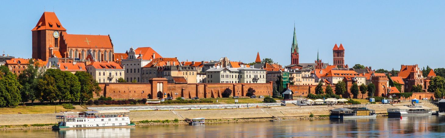 Widok na bulwary toruńskie