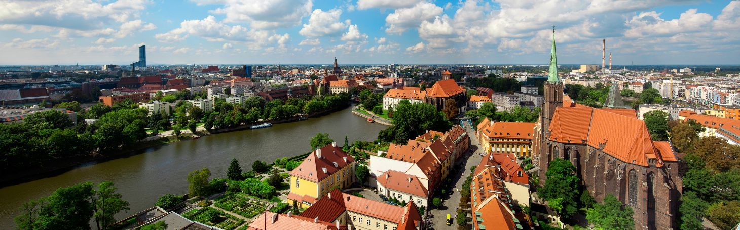 Wrocław z góry