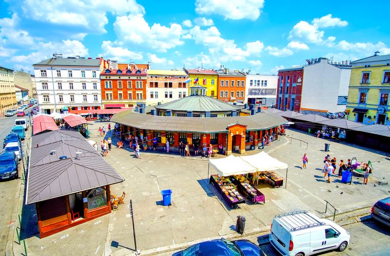 Widok na Plac Nowy na Kazimierzu