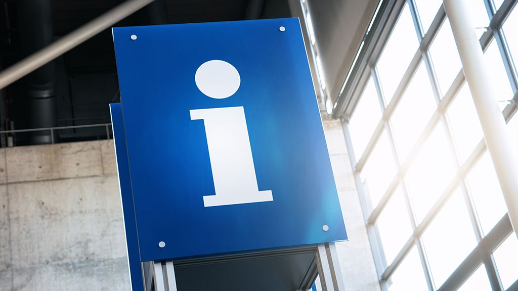 informacja na dworcu - znak 