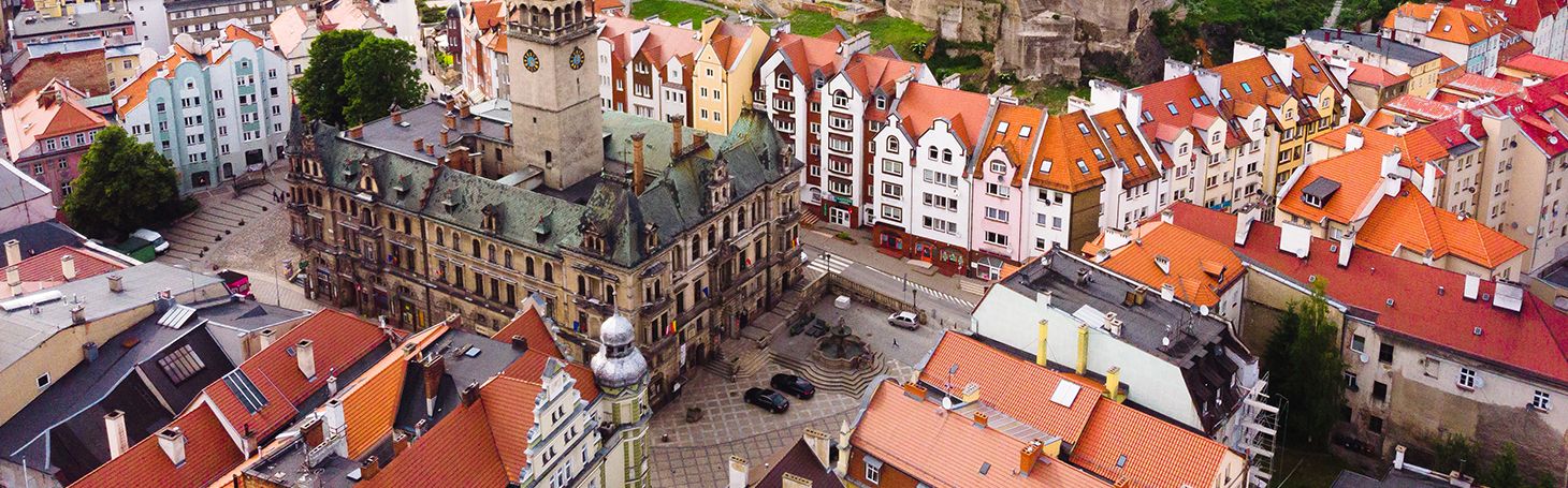 panorama Kłodzka - dworzec PKP