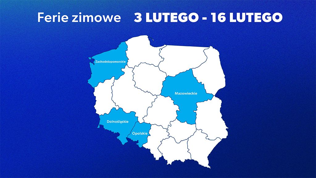 ferie zimowe 2025 kiedy