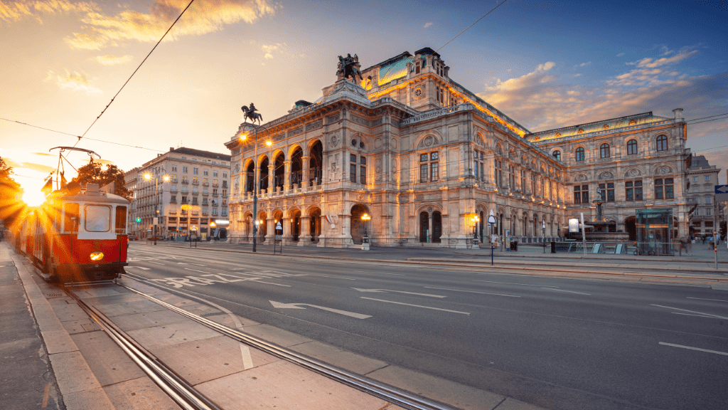 Widok na Operę we Wiedniu