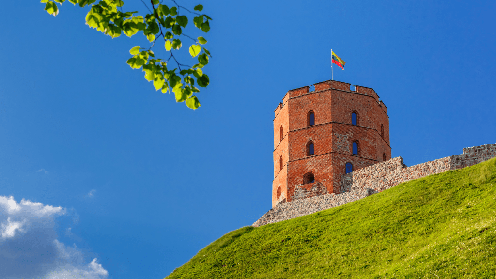 Widok na Basztę Giedymina