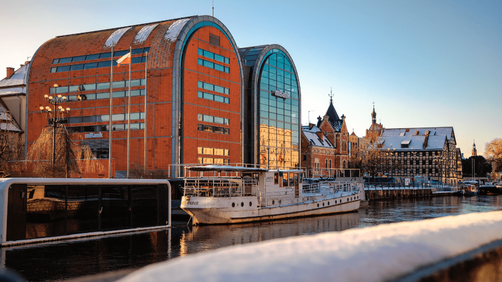 Bulwary nad rzeką Brdą