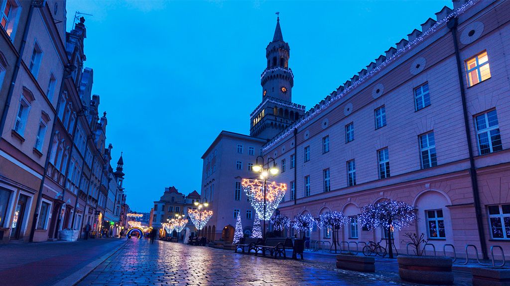 Opole zimą