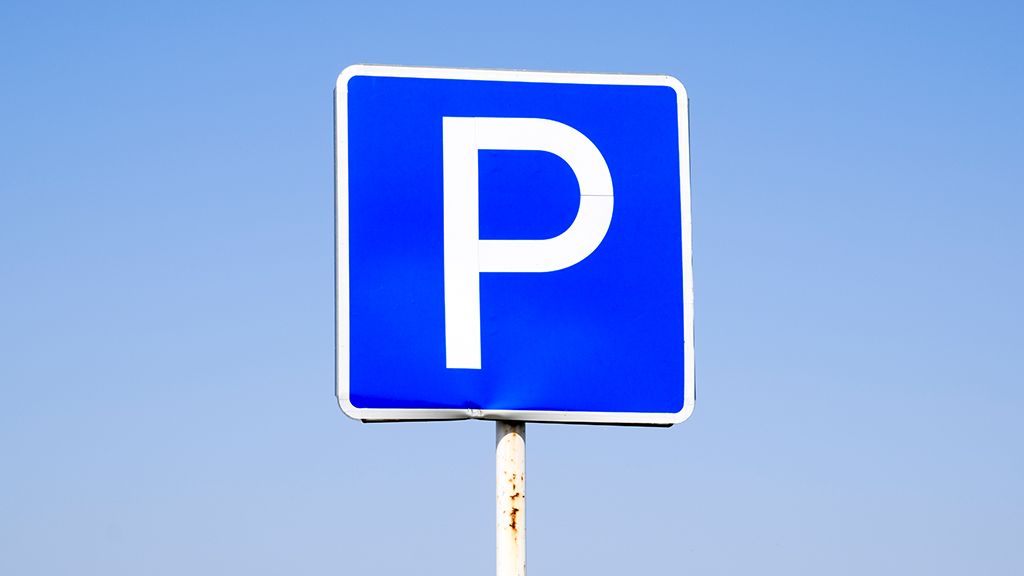 Znak drogowy parking